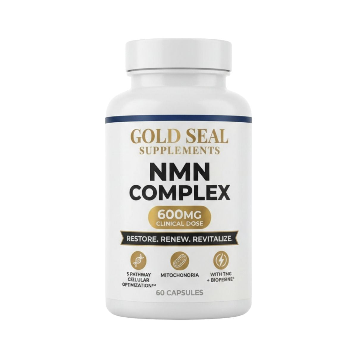 Gold Seal NMN Complex 600MG (1 Bottle)