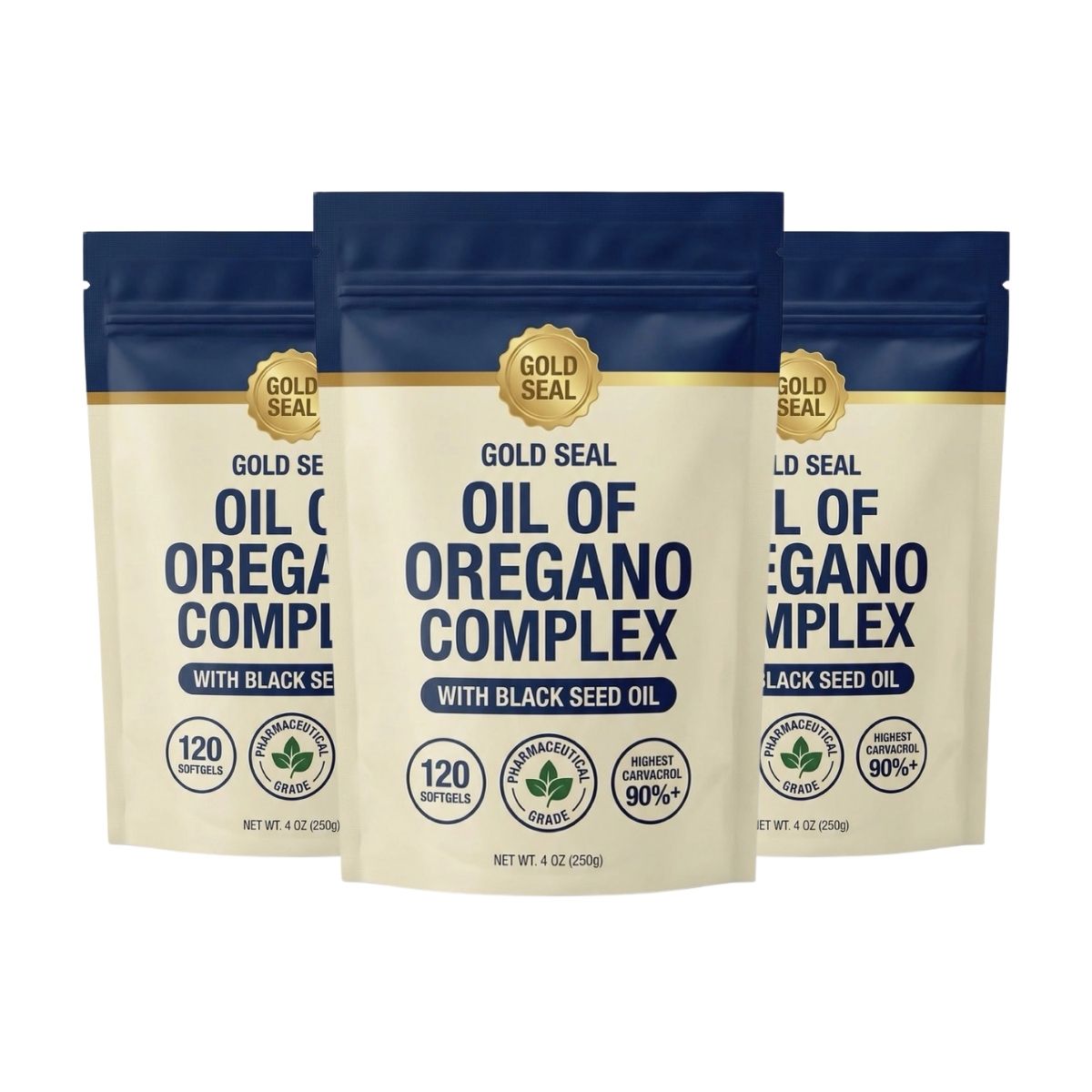 Gold Seal Oil of Oregano Complex 500MG (3 Pack)